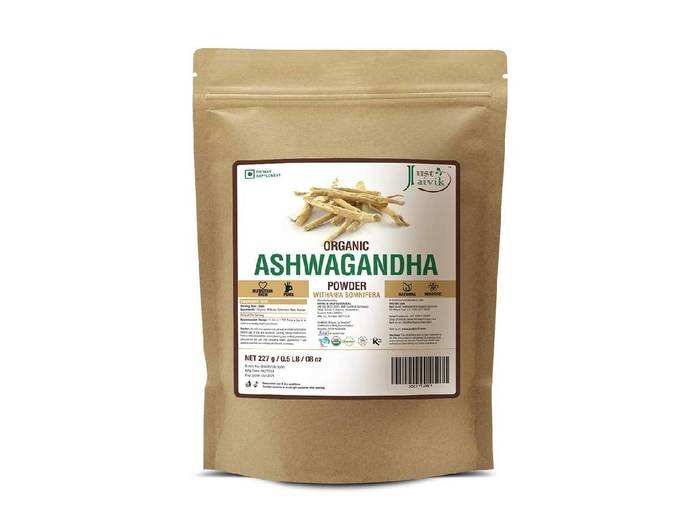 100% Organic Ashwagandha Powder- Withania Somnifera- USDA Certified Organic- 227g (0.5 LB) 8 oz - Ayurvedic Herbal Supplement That Promotes Vitality &amp;.