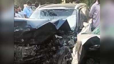 कासगंज: BMW से टकराई कार, हादसे में एक ही परिवार के 3 लोगों की मौत