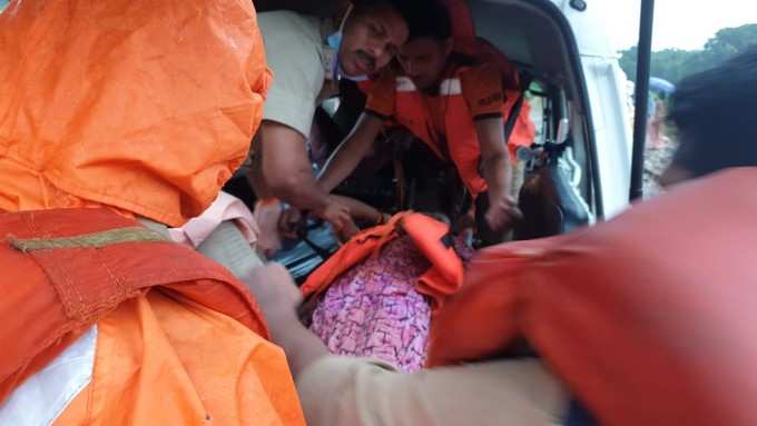 Nilambur Fire Force Rescues Tribal Woman