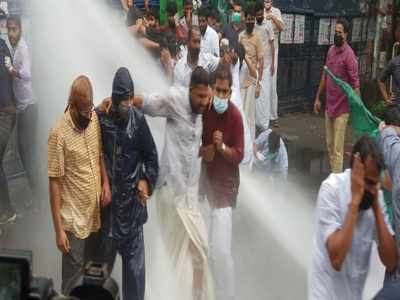 കെടി ജലീലിന്റെ രാജി ആവശ്യപ്പെട്ട് യുവജന സംഘടനകളുടെ മാര്‍ച്ച്; ജലപീരങ്കി, കണ്ണീര്‍ വാതകം