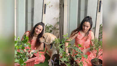 सुशांत की याद में अंकिता लोखंडे ने घर पर लगाए पौधे, कहा- उसके सपने को पूरा कर रही