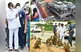 Yadadri Photos: యాదాద్రిలో 6 గంటలపాటు కేసీఆర్.. గుడి పనుల పరిశీలన, కోతులకు అరటి పండ్లు