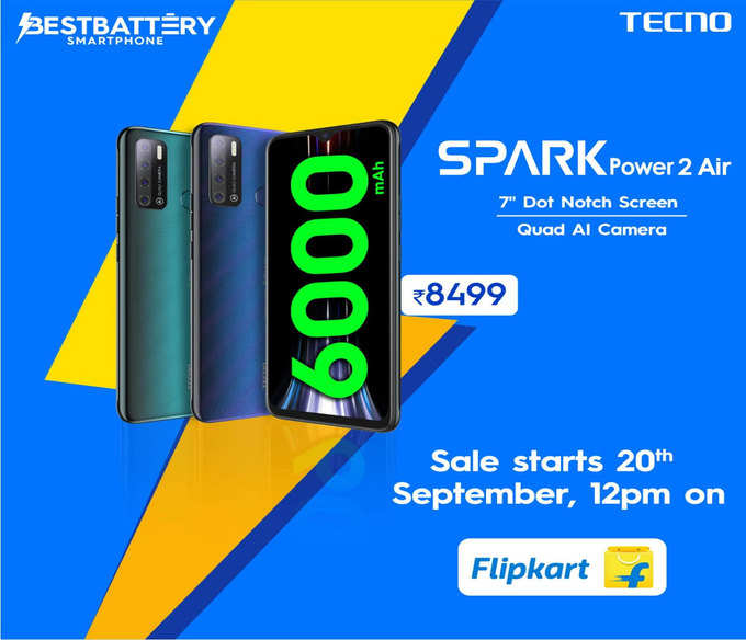 tecno spark power 2 air