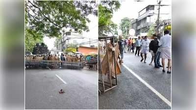 ജലീലിന്‍റെ രാജി ആവശ്യപ്പെട്ട് പ്രതിഷേധം; യുവമോർച്ച- ബിജെപി മാർച്ചിൽ സംഘർഷം, ലാത്തിച്ചാർജ്; ബിജെപി സെക്രട്ടറിയടക്കമുള്ളവർക്ക് പരിക്ക്