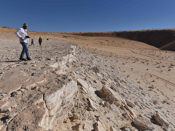 human footprint in saudi arabia