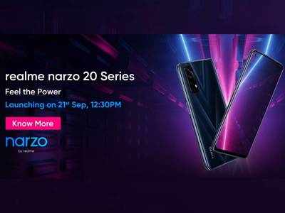 Realme Narzo 20 Series : செப். 21 வரை வெயிட் பண்ண வேண்டாம்!