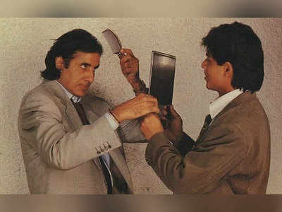 अमिताभ और शाहरुख की थ्रोबैक तस्वीर वायरल, इस अंदाज में दिखे दोनों सुपरस्टार