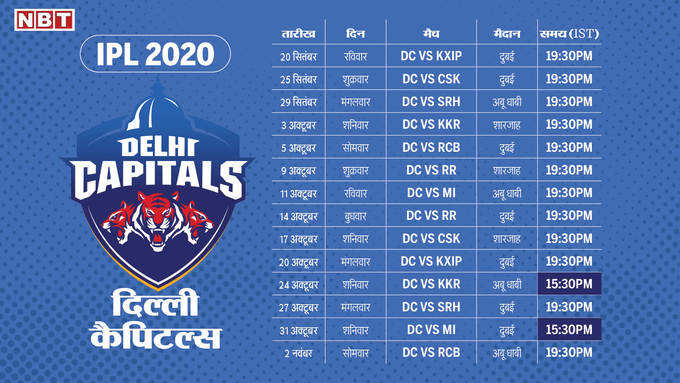 IPL schedule NBT5