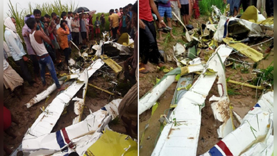 Helicopter Crash : हेलिकॉप्टर कोसळलं, पायलटचा जागीच मृत्यू
