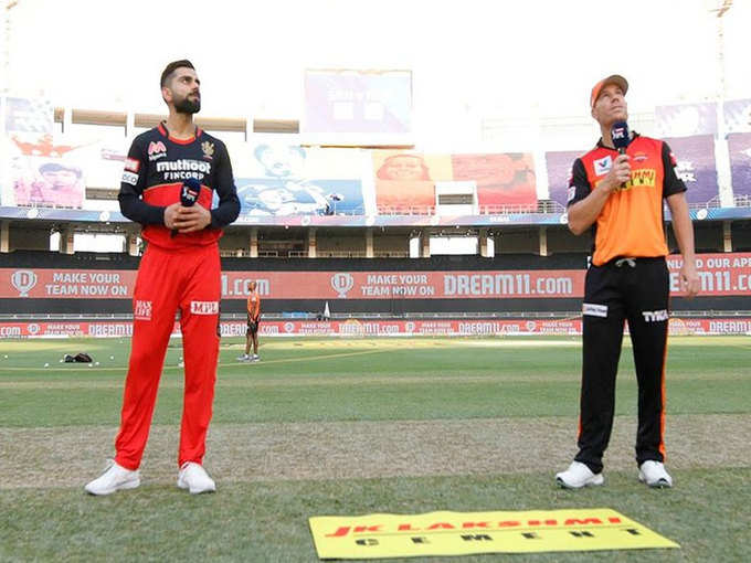टॉस हारकर बैंगलोर को पहले बल्लेबाजी का न्योता