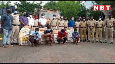 पुणे पुलिस ने पकड़ा 312 किलो गांजा , आंध्र प्रदेश से आ रही थी नशे की खेप