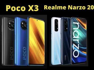 Poco X3 vs Realme Narzo 20 Pro: दोनों बजट स्मार्टफोन्स में कौन है ज्यादा बेहतर?