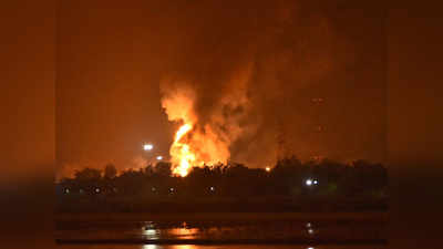 ONGC Plant Fire: सूरतमध्ये ओएनजीसीच्या प्लाण्टला मोठी आग; स्फोटांनी हादरला परिसर