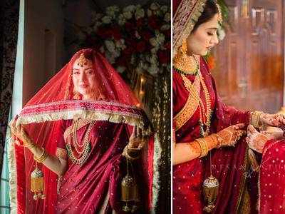 Pakistani Bride: इस पाकिस्तानी दुल्हन ने निकाह में पहनी ऐश्वर्या राय बच्चन जैसी लाल साड़ी, लगी बेहद सुंदर