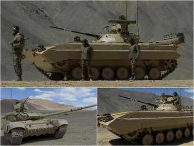 बॉर्डर पर T-90 और T-72 टैंकों का दमखम देख ले चीनी सेना, माइनस 40 डिग्री में भी झोंकते हैं फायर