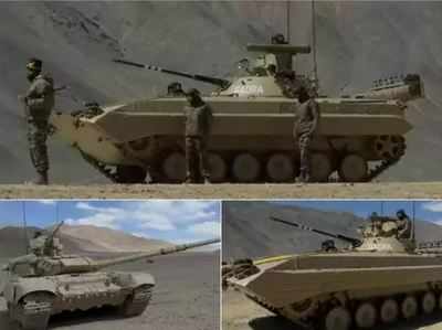 લદ્દાખ: બોર્ડર પર ભારતીય ટેંક T-90 અને T-72, માઈનસ 40 ડિગ્રીમાં પણ કરી શકે છે ફાયર