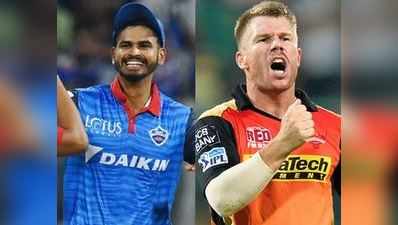 IPL 2020 : આજે દિલ્હી અને હૈદરાબાદ વચ્ચે ટક્કર, DC જીતની હેટ્રિ્ક, SRH પ્રથમ જીત માટે આતુર