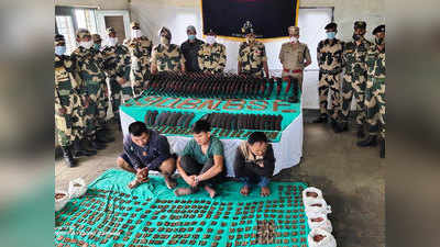 मिजोरम: BSF ने नाकाम की बड़ी साजिश, 29 AK राइफलें और 8000 कारतूस बरामद