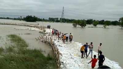 Bihar Flood: गोपालगंज में बाढ़ का दोबारा कहर, 150 गांव में तबाही, घर छोड़कर टेंट में लौटने को मजबूर हुए लोग