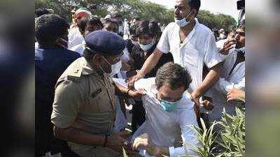 Rahul Gandhi Detained : उत्तर प्रदेश पुलिस ने हाथरस जा रहे राहुल को किया गिरफ्तार, यमुना एक्सप्रेस-वे पर की गई धक्कामुक्की