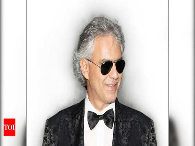 Italian opera singer Andrea Bocelli