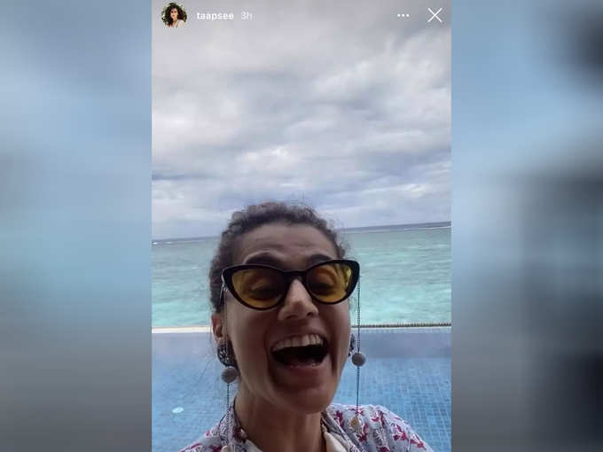 Taapsee Pannu On Vacation