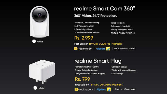 Realme smart plug realme Smartcam