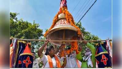 అయోధ్యకు చేరిన భారీ గంట.. మోగించిన వెంటనే కిలోమీటర్ల దూరం వినిపించే ‘ఓం’ శబ్దం