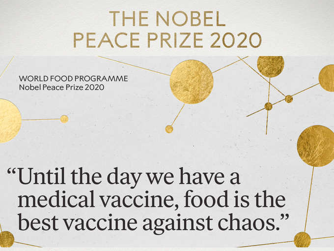 Nobel Peace Prize 2020