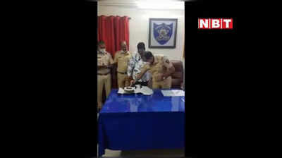 वसई के तुलिंज पुलिस में मना भू माफिया का बर्थडे, वीडियो वायरल