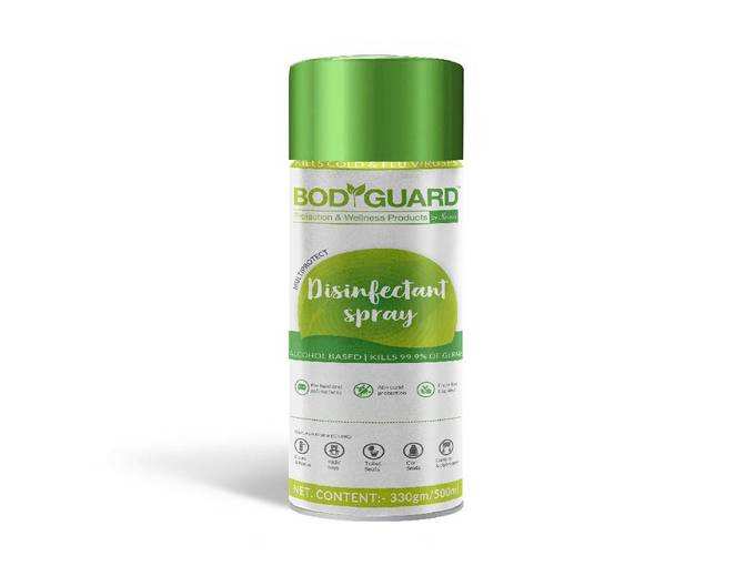 BodyGuard Disinfectant Sanitizer Spray for Multi-Surfaces, Alcohol Based - 500 ml