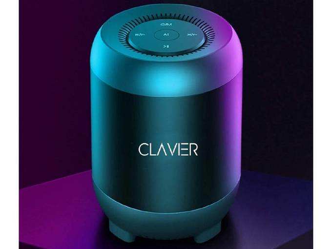 Clavier Atom Ultra Premium Bluetooth Speaker - Loud 360° HD Surround Sound, Wireless Dual Pairing, 10H Battery, IPX5 Waterproof with Rich Bass