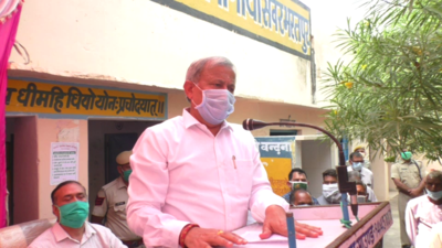 Bharatpur : गहलोत सरकार ने केन्द्र पर बोला हमला, जताई सरकार की ख़राब आर्थिक हालत चिंता