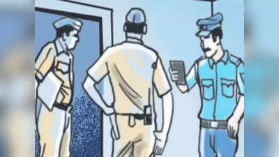 पुलिस की दबंगई: मारपीट, मोबाइल छीना...CCTV में कैद हुई SHO की करतूत, सस्पेंड