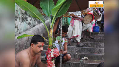 দুর্গা পুজো ২০২০: সপ্তমীতে নবপত্রিকা স্নান, কেন গণেশের পাশে থাকে কলাবউ?