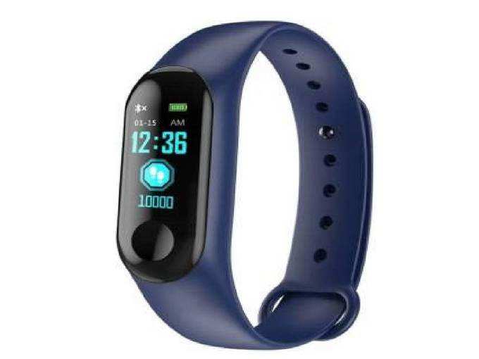 Japang HBR-1 Smart Fitness Tracker Band Compatible with iOS Android Smartphones (Blue)