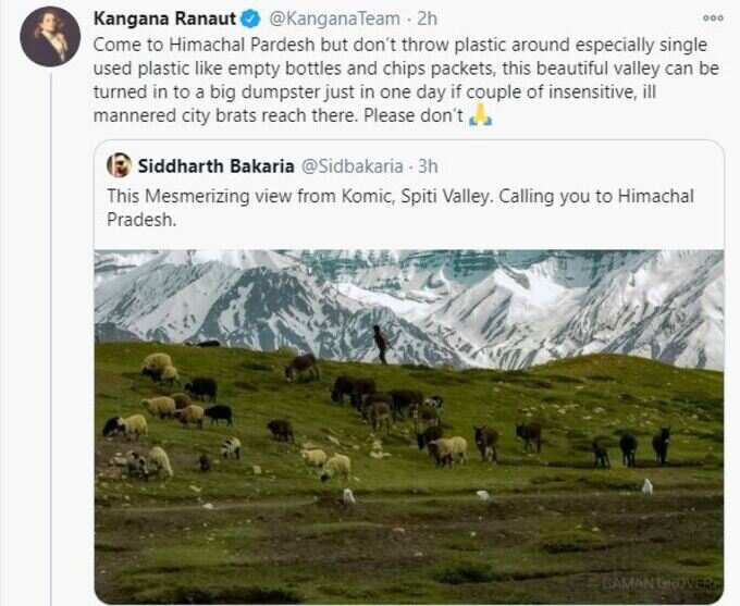 kangana tweet