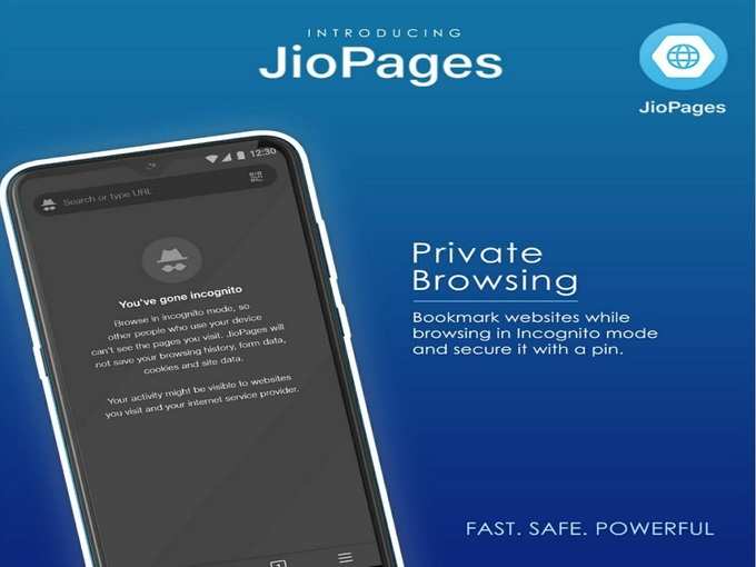 Reliance jio web browser Jiopages 2