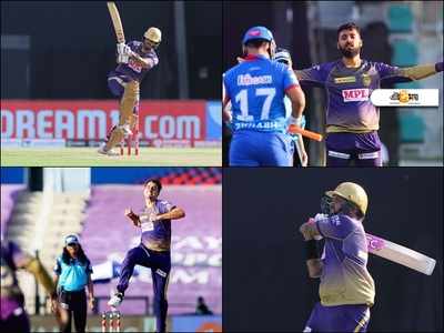 KKR vs DC: ব্যাটে নীতীশ-নারাইন, বলে বরুণ-কামিন্স! দিল্লি দাপিয়ে লাফ দিল KKR