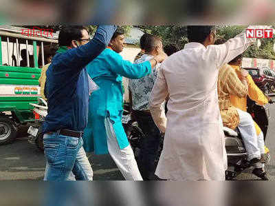 Gwalior News: स्कूटर से प्रचार के लिए निकले बीजेपी प्रत्याशी प्रद्युम्न सिंह तोमर