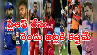 IPL playoffs 2020: ఐపీఎల్ 2020 సీజన్‌ ప్లేఆఫ్‌కి చేరేది ఈ 4 జట్లే..!