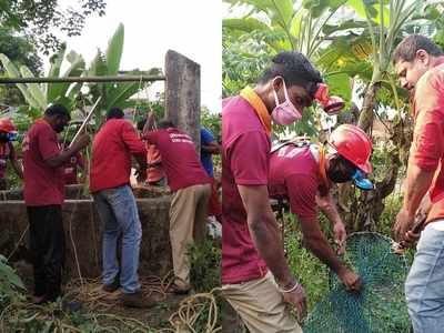 9 ദിവസം കിണറ്റിൽ അകപ്പെട്ടു; ഒടുവിൽ പൂച്ച കരയ്ക്ക്, മിണ്ടാപ്രാണിക്ക് രക്ഷകരായത് സിവിൽ ഡിഫൻസ് വളണ്ടിയർമാർ