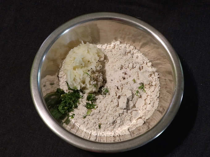 Kuttu Puri dough