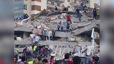 turkey greece earthquake पाहा: भूकंपाने हादरले तुर्की-ग्रीस; उद्धवस्त झालं शहर