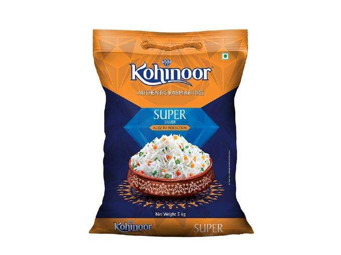 Kohinoor Super Silver Authentic Basmati Rice, 5 Kg Pack