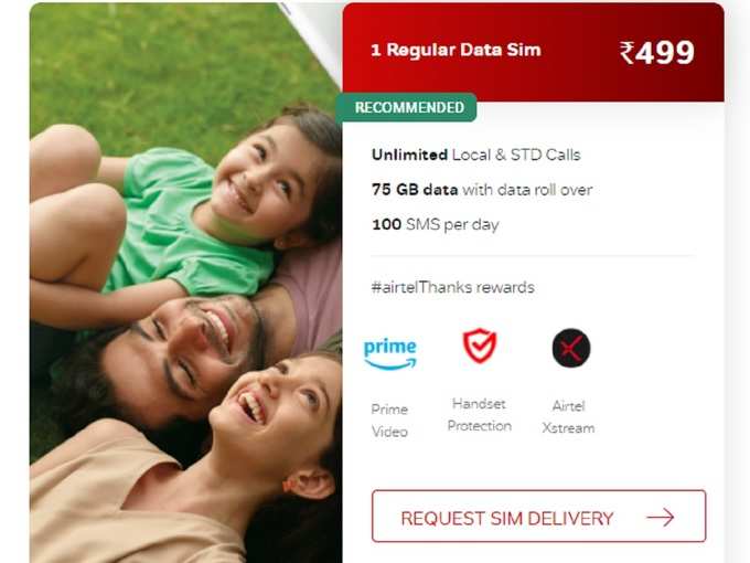 Airtel 499 postpaid plan