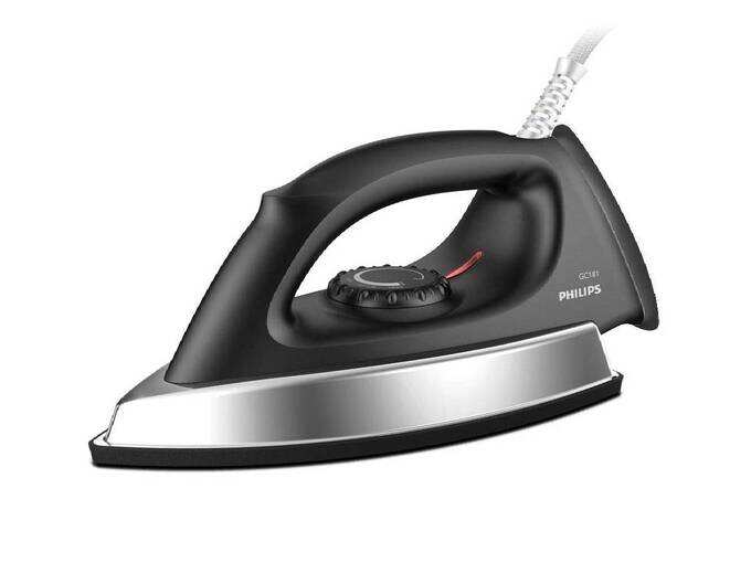 Philips GC181 Heavy Weight 1000-Watt Dry Iron (Black)