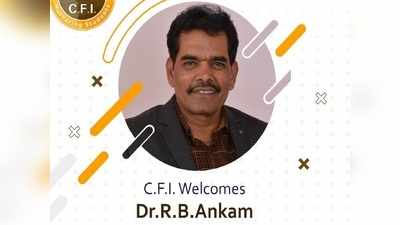 CFI-తెలంగాణ అధ్యక్షుడిగా ఆర్.బి.అంకం నియామకం