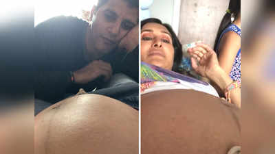 करणवीर बोहरा ने शेयर किया प्रेग्नेंट वाइफ का वीडियो, टमी के अंदर घूमता दिख रहा बेबी