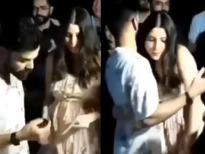 VIDEO: विराट कोहली ने दुबई में मनाया बर्थडे, प्रेग्नेंट वाइफ अनुष्का को किस कर लगाया गले